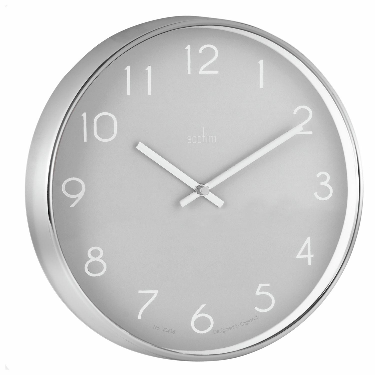 Acctim wall clock grey 25cm - British product
