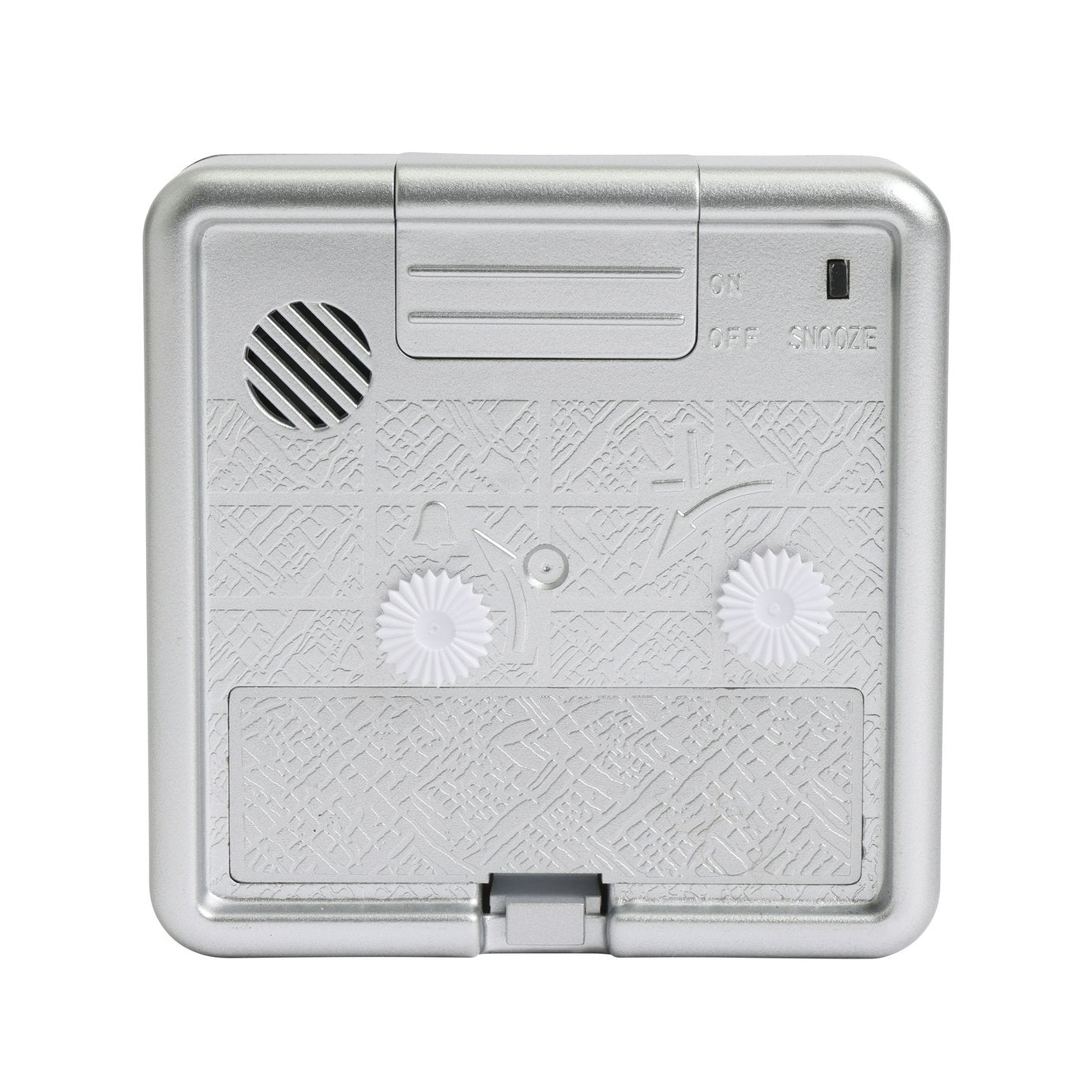 Argos Home analogue alarm clock silver - British product