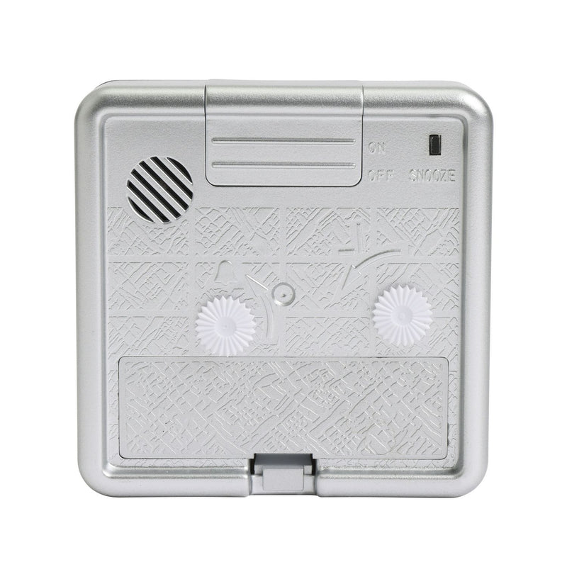 Argos Home analogue alarm clock silver - British product