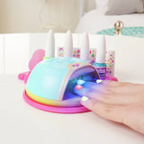FabLab Glam and Glow Nail Studio kit with UV dryer and stickers, imported from the UK