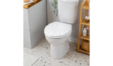 Argos Home moulded wood toilet seat white (British brand)