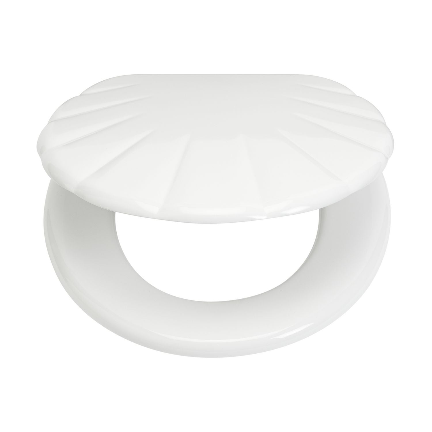 Argos Home moulded wood toilet seat white (British brand)