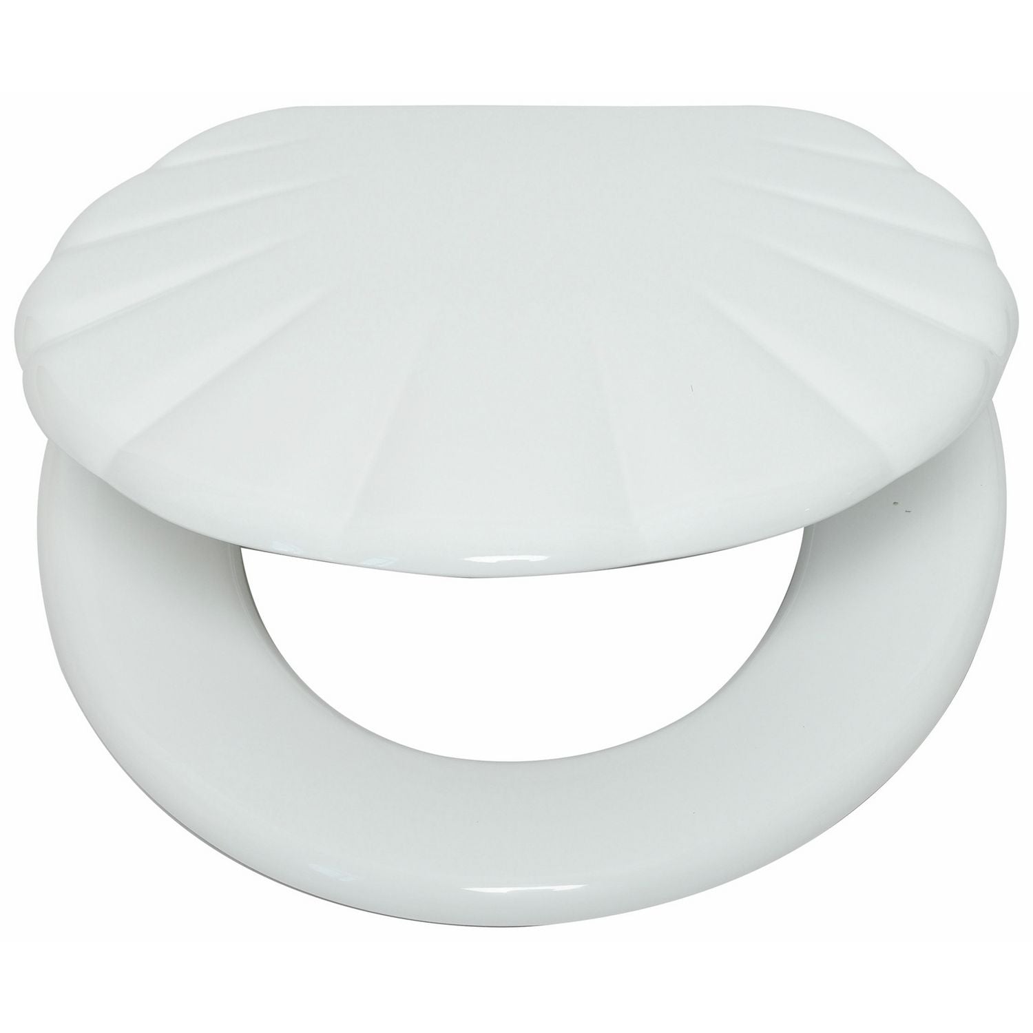 Argos Home moulded wood toilet seat white (British brand)