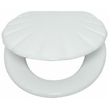 Argos Home moulded wood toilet seat white (British brand)