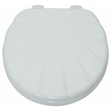 Argos Home moulded wood toilet seat white (British brand)