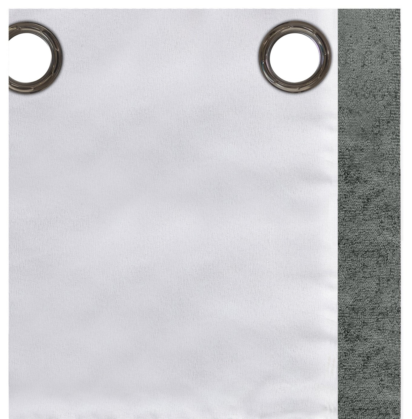 Argos Home velvet eyelet curtains charcoal 168x183cm - British product