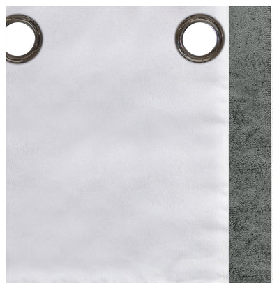 Rideaux en velours œillets Argos Home Charbon 168x183cm