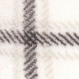 Argos Home Checked Grid Fleece Cream Bedding Set Double - British product