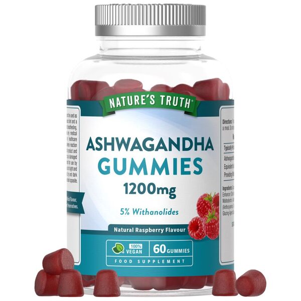 Nature's Truth Ashwagandha Gummies 1200mg 60 count, UK version