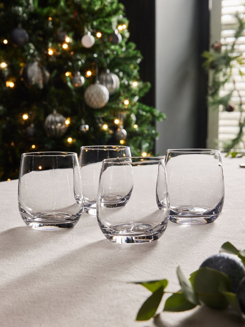Nova short tumbler glasses set of 4 - British product