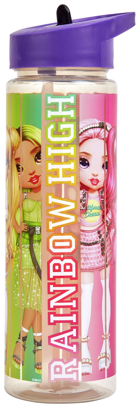 Zak Rainbow High sipper water bottle 600ml (British brand)