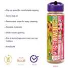 Zak Rainbow High sipper water bottle 600ml (British brand)