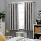 Habitat kids star blackout eyelet curtain grey 168cm x 137cm, UK version