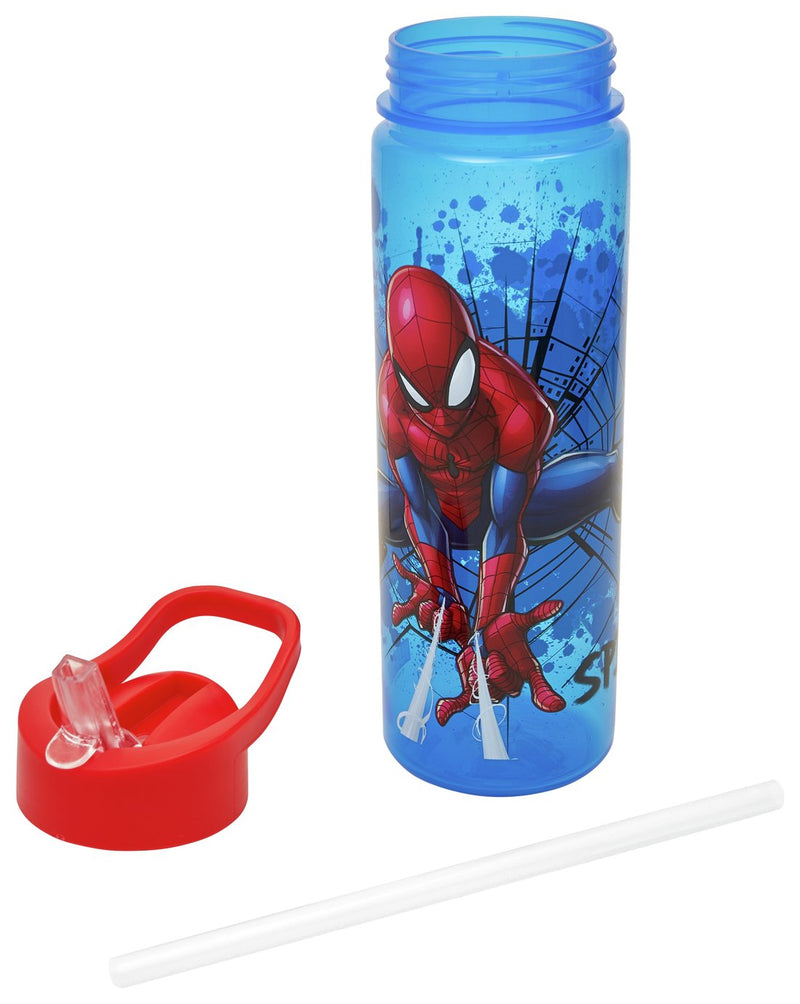 Spider-Man blue and red sipper water bottle 600ml (British brand)