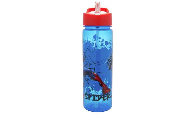 Spider-Man blue and red sipper water bottle 600ml (British brand)
