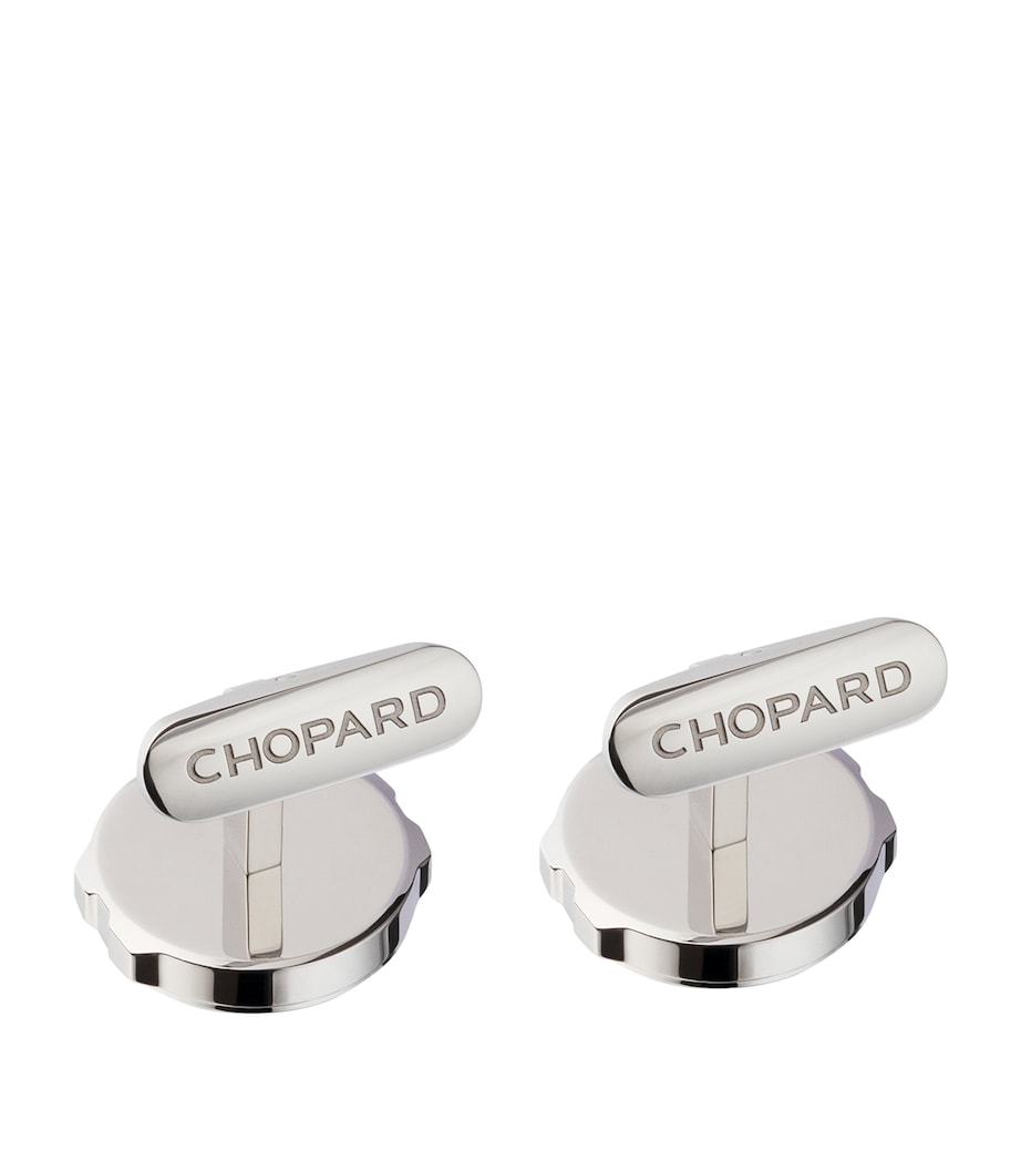 Chopard Alpine Eagle cufflinks stainless steel 1.5cm, UK version