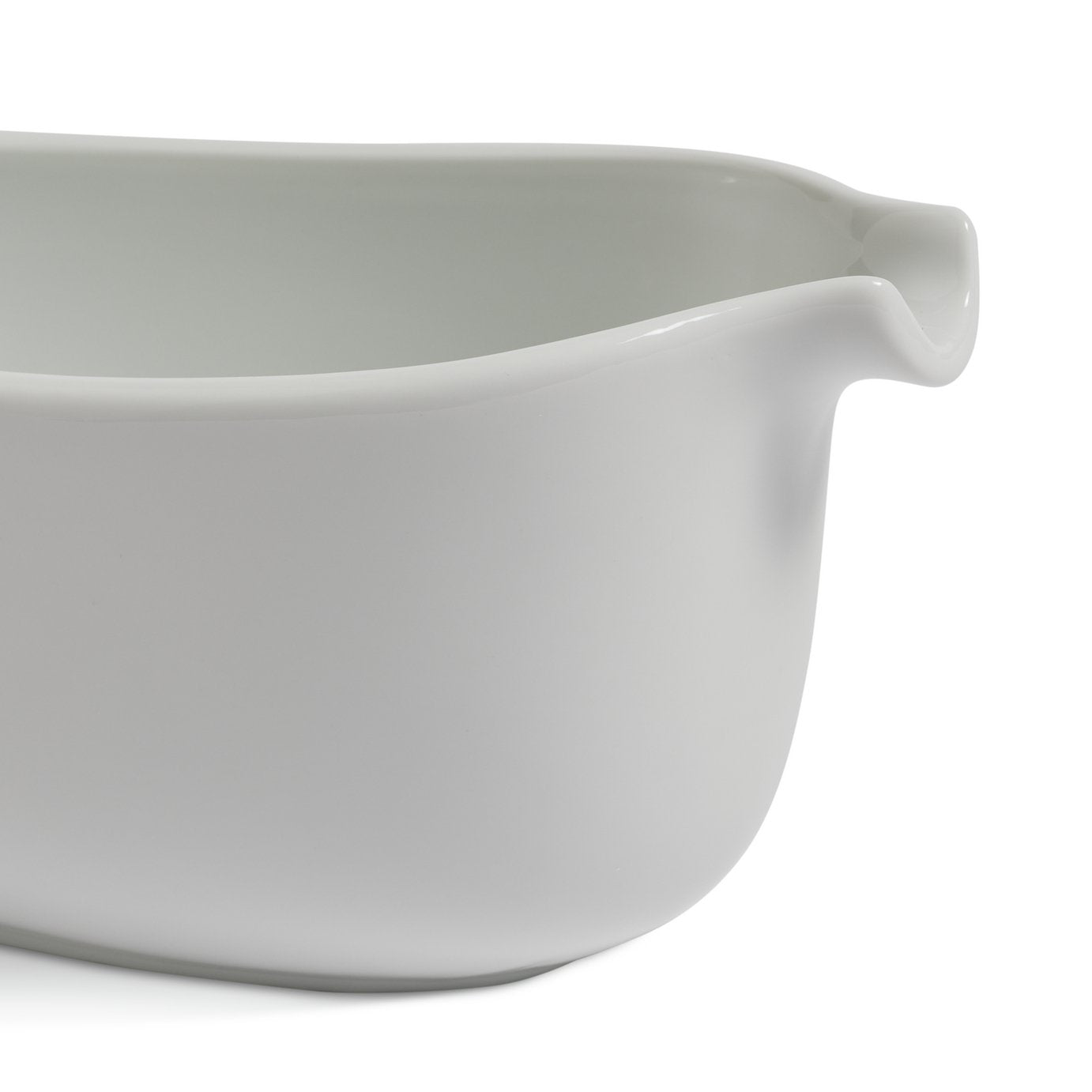 Habitat Riko white porcelain gravy boat 600ml, UK version