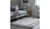 Habitat Airmaster Plain Silver Shaggy Rug - 230x160cm
