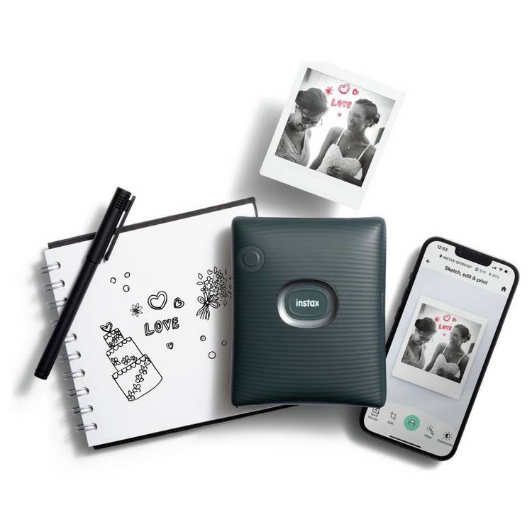 instax SQUARE Link smartphone printer Green, UK version