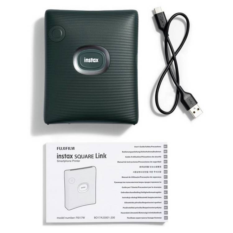instax SQUARE Link smartphone printer Green, UK version