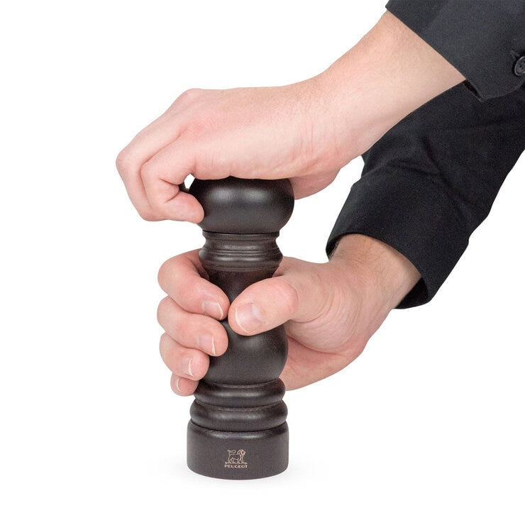 Peugeot Salt and Pepper Mill Set Chocolate 18cm, UK version