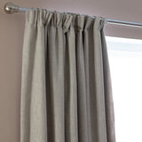 Habitat Blackout Pencil Pleat Curtains Oatmeal 117x137cm, UK version
