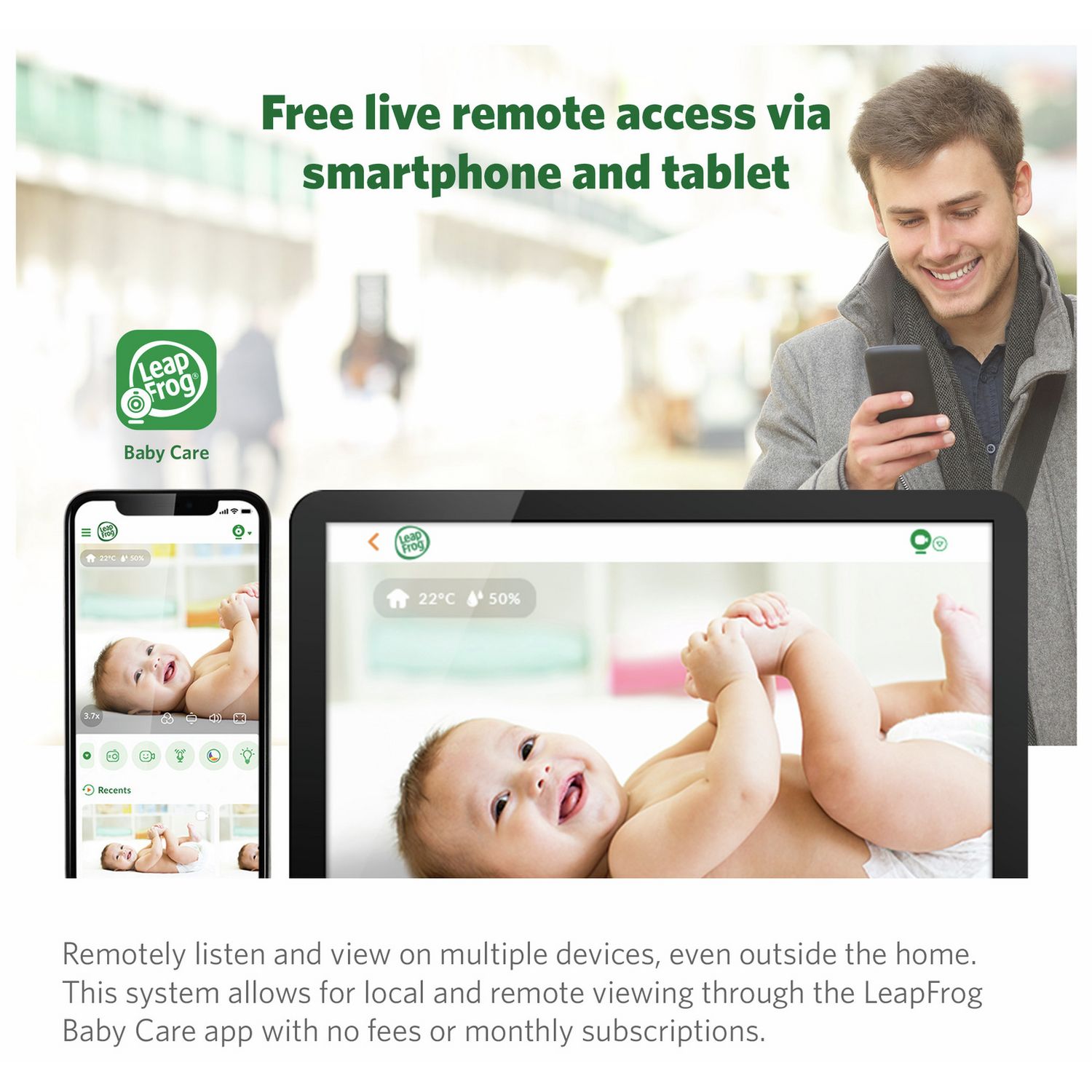 LeapFrog baby monitor smart camera (British brand)