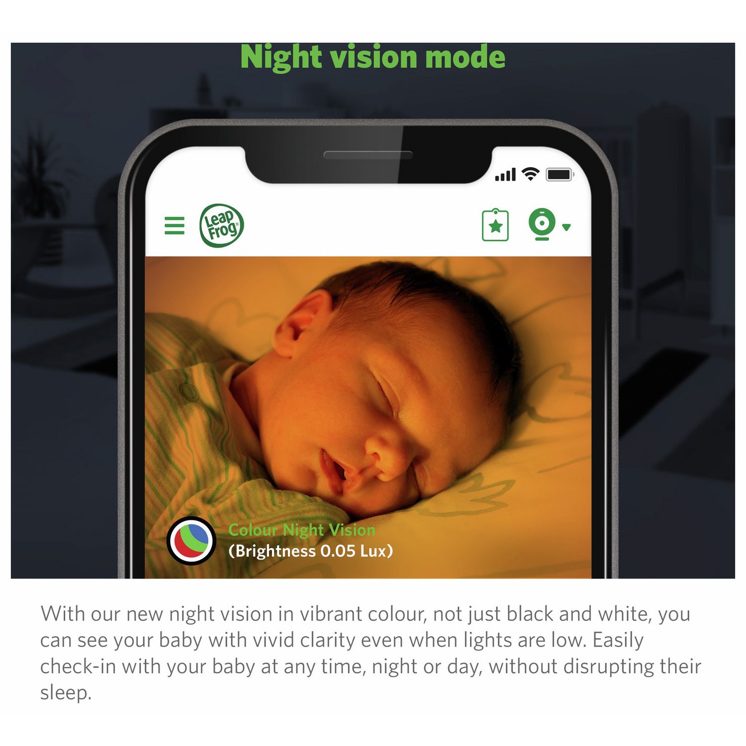 LeapFrog baby monitor smart camera (British brand)