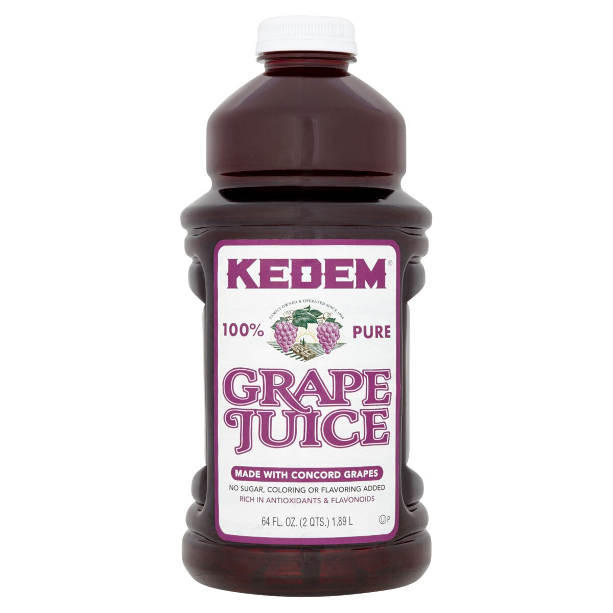 Kedem 100% pure grape juice 1.89L, UK version