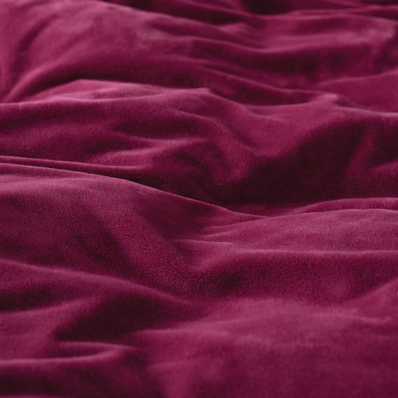 Habitat Slinky Fleece Berry Bedding Set King size, UK version