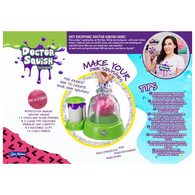 Doctor Squish Squishy Maker craft kit (British brand)