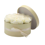Merci Boutique 14 cream rose soap bouquet gift box, imported from the UK