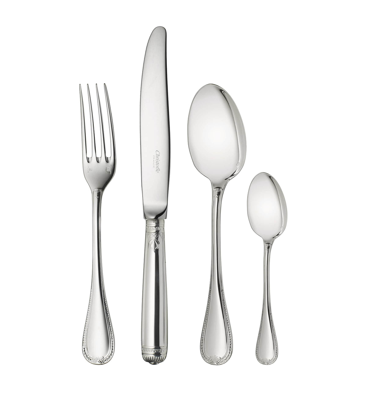 Christofle Malmaison silver-plated 48-piece cutlery set - British product