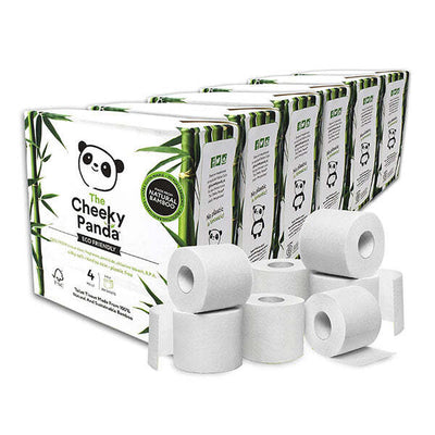 Seidenweiche Bambus-Toilettenpapierrollen