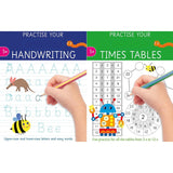 ISEEK practice pads handwriting and times tables (British brand)