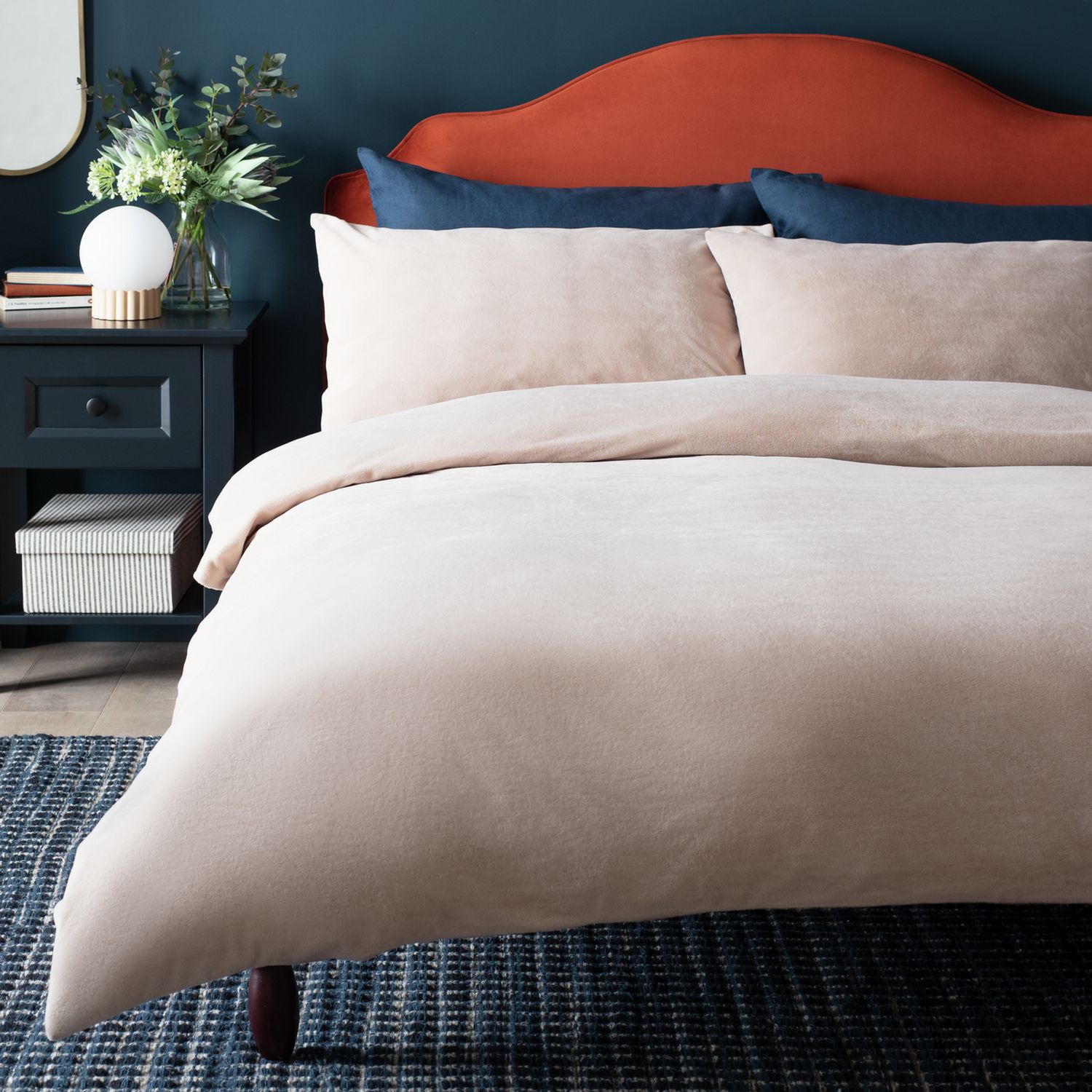 Habitat Slinky Fleece Champagne Bedding Set King size, UK version