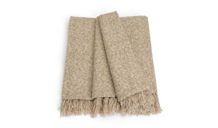 Habitat Boucle Throw natural 125x150cm, UK version
