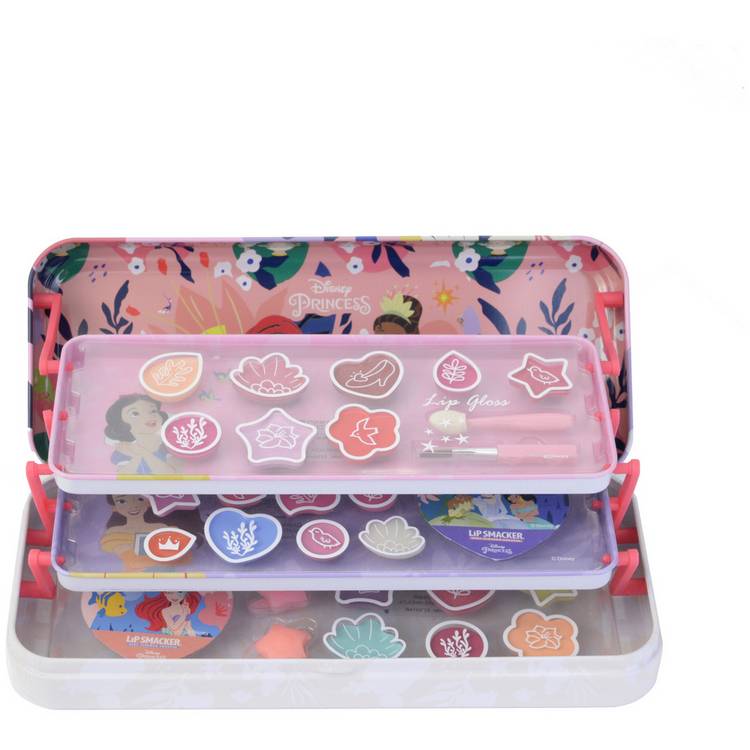 Disney Princess triple beauty makeup set with lipgloss and eyeshadow (British brand)