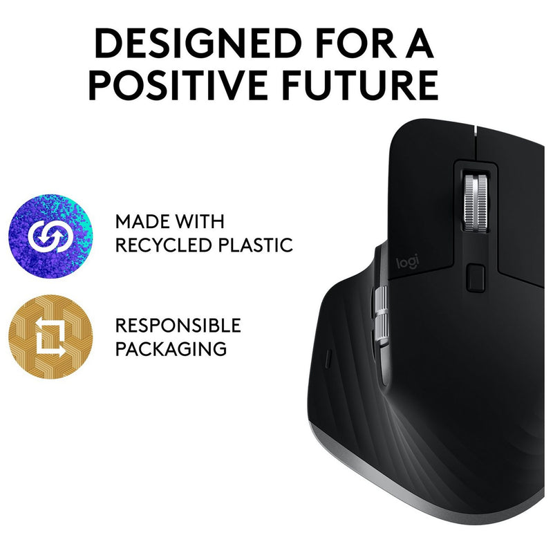 Logitech MX Master 3S wireless mouse for Mac (British brand)