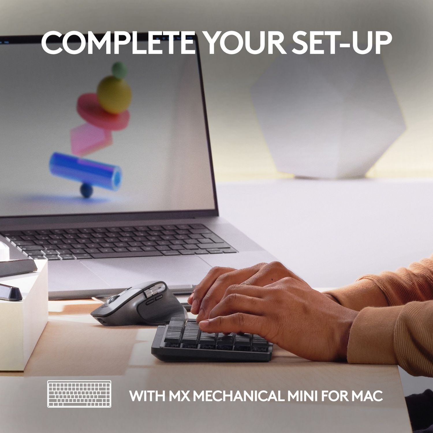 Logitech MX Master 3S wireless mouse for Mac (British brand)