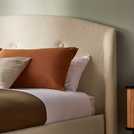 Silentnight Evana double boucle ivory bed frame (British brand)