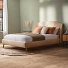 Silentnight Evana Kingsize Boucle Bed Frame in Ivory (British brand)