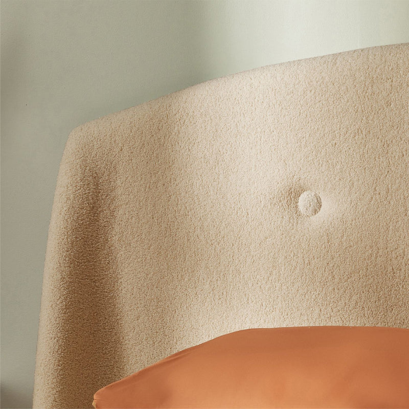 Silentnight Evana Kingsize Boucle Bed Frame in Ivory (British brand)