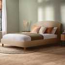 Silentnight Evana Double Fabric Bed Frame Beige (British brand)