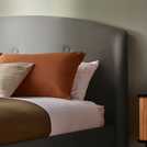 Silentnight Evana double fabric bed frame grey (British brand)