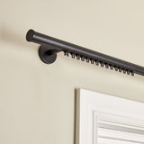 Argos Home black curtain track 150cm - British product