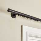 Argos Home black curtain track 150cm - British product