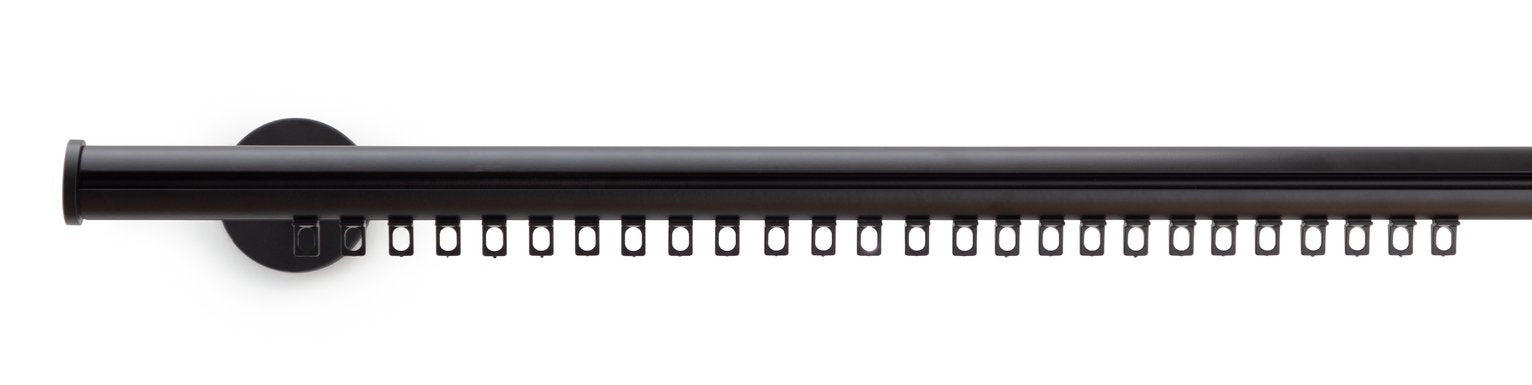Argos Home black curtain track 150cm - British product