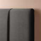 Silentnight Octavia Superking fabric bed frame Granite Grey (British brand)