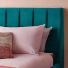 Silentnight Octavia Double Velvet Bed Frame in Teal (British brand)